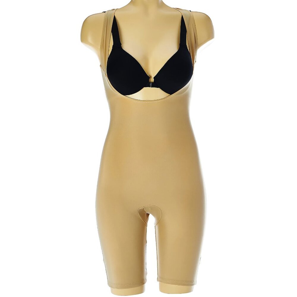 InstantFigure Open Bust Mid-Thigh Bodysuit  16245